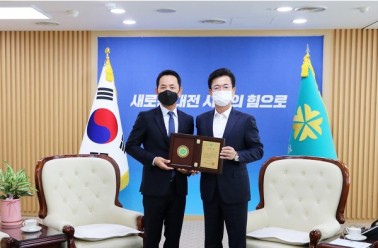 (주)두드림, 대전시 ‘자원봉사 우수기업’ 표창패 수여