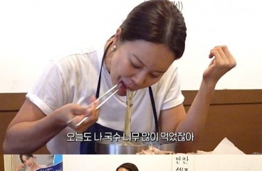 백지영 “밀가루 음식에 대한 죄책감 슬림웨이 다이어트...