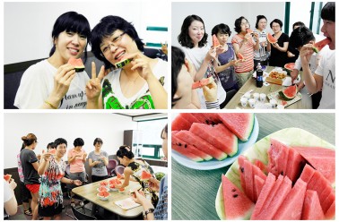 초복에는 시~원한 수박파티★