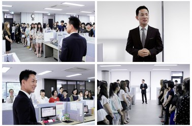 두드림 사내 다이어트 프로모션 시상식