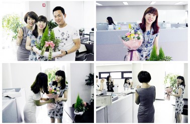 박귀숙 센터장님, 입사 3주년을 축하드립니다